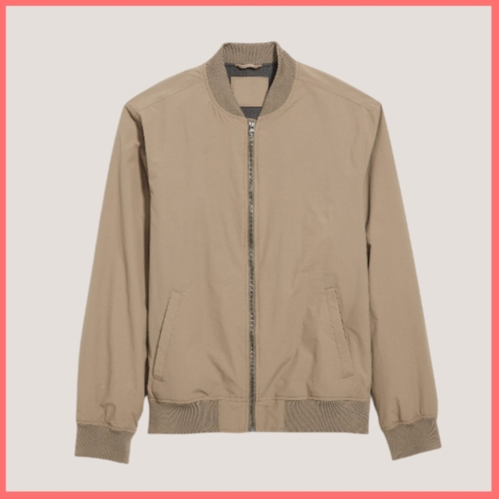 OLD NAVY NWT NYLON LIGHTWEIGHT WATER RESISTANT BOMBER JACKET